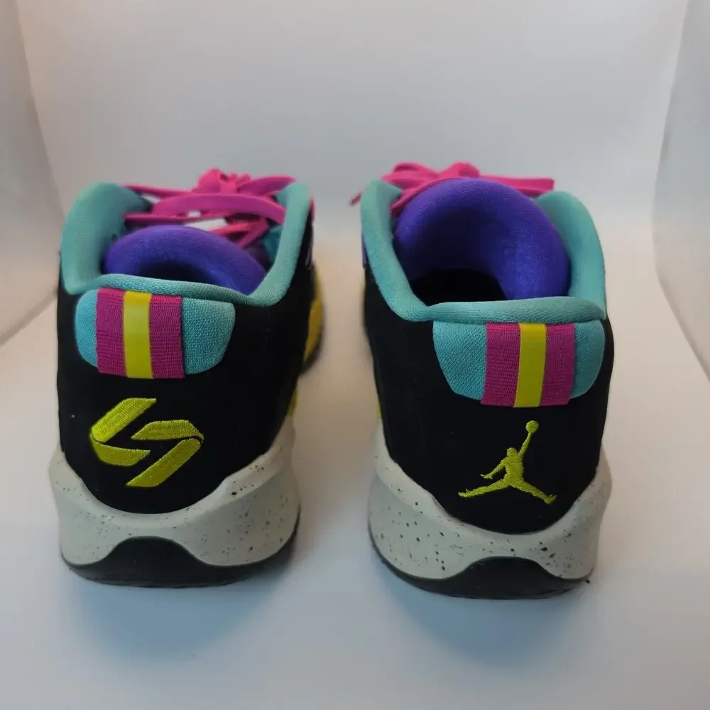 Jordan Luka 3 FQ1284-002 Men's Size 9 Black Pink Purple Basketball Shoes